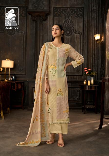Sahiba manzar dress material wholesale dealer in chickpet bangalore